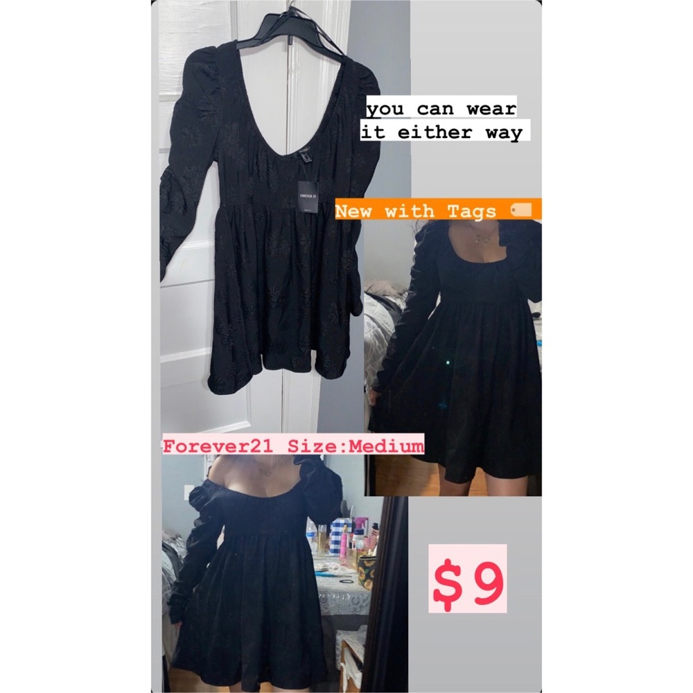 Black Long sleeve dress